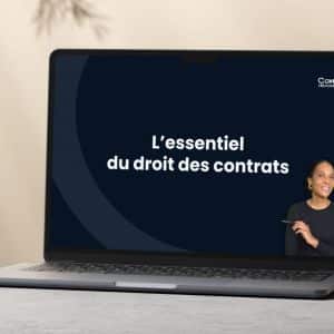 Couverture du pack vidéo L’Essentiel du droit des contrats de Camille Décode